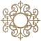 Ekena Millwork Dijon Wood Fretwork Pierced Ceiling Medallion, Hickory, 38"OD x 12 3/8"ID x 3/8"T CMWP38X38X0375DIHI - alternate 5